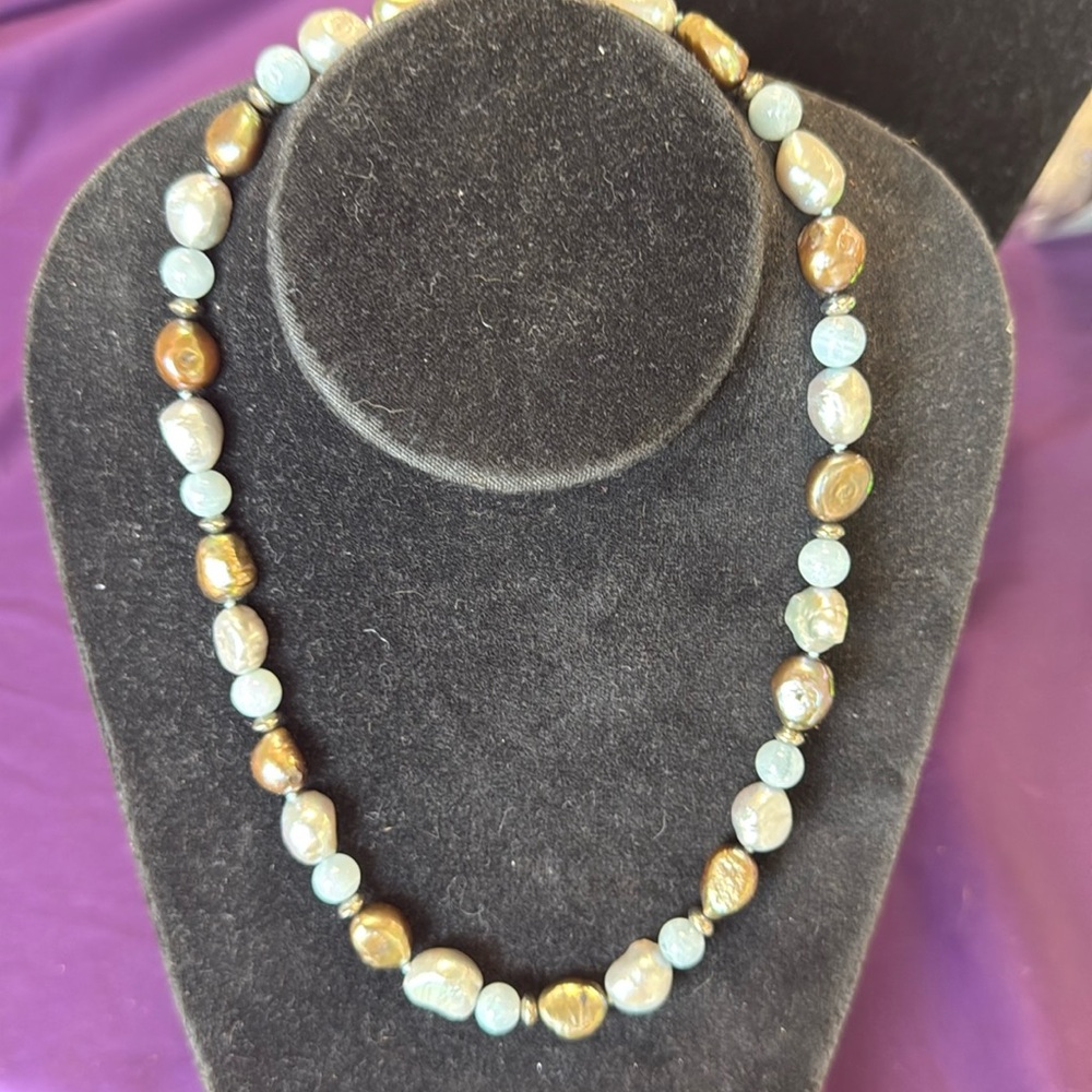 Freshwater pearl necklace